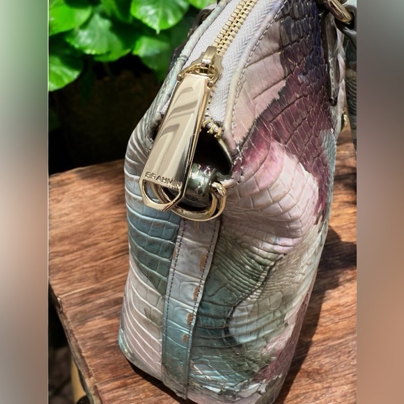 Brahmin Leather Large Duxbury Satchel Shoulder Bag, Nirvana Melbourne - Picture 7 of 10